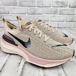 Nike ZoomX Invincible Run 3 PRM Women's Size 10 Sanddrift Pink Running Sneakers